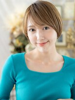 カバーヘア ブリス 志木南口駅前店(COVER HAIR bliss)&nbsp;襟足すっきり流し前髪小顔シンプルショートa志木20代30代40代