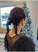 【Louvre】ツインリボンアレンジ/アップスタイル/ヘアアレンジ