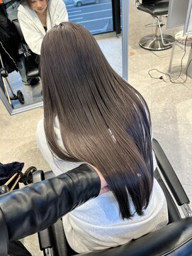 ペレ 梅田(PELE) 黒髪/ボブルフ/ネビージュ/小顔/ワンレン/梅田/髪質改善/前髪