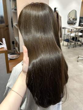 オルセン(OLSEN) ブリーチなしWカラー/オリーブカラー/オリーブベージュ