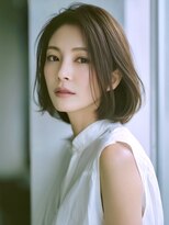 アルトリスト(Altruist Aging×HAIR&SPA)&nbsp;★ダークアッシュ大人ガーリーボブ着物ミディアムレイヤーカット