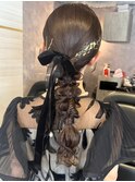 《ゆい》編みおろし/結婚式ヘア/ヘアアレンジ