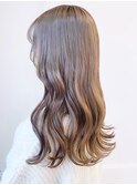 ブリーチなしベージュブラウンショートボブ透明感似合わせカット
