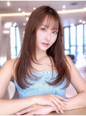 20代30代大人かわいいくびれヘア/ミディアムレイヤーカット