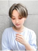 【GEEKS渋谷】スモーキーアッシュ/秋カラー/クールショート/小顔