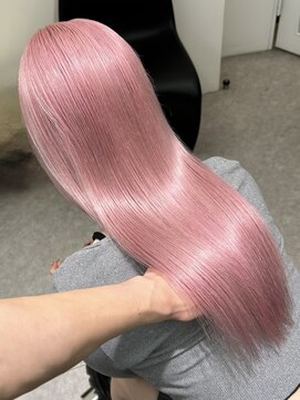 ネハス(nehus.) ブリーチ/ホワイトグレージュ/デジタルパーマ/フェザーパーマ