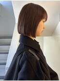 ミニボブ/透明感カラー/前髪/顔まわり/縮毛矯正/学割/仙台/