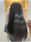 縮毛矯正/ストレート/美髪/黒髪ロング
