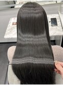 ロングヘアー透明感オリーブベージュカラー赤坂見附