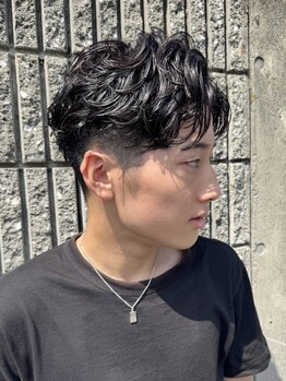 アリーム(Areem)の写真/《短めでも色気をプラス》今トレンドのフェザーパーマで、雰囲気のある印象に仕上げます＊［高松/メンズ］