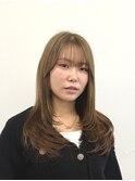 クラゲヘアー/小顔に見せるヘア/ココアベージュ/木更津