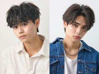 ネクスト 渋谷(NEXT)の写真/人気のシャドウパーマやフェザーパーマが￥11000→￥8800！人気のパーマをお得に◎［men's/men'sパーマ］