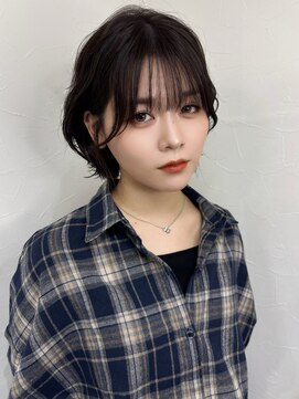 クレム 博多駅店(ChLem) ナチュラルに盛れる レイヤーショートボブ