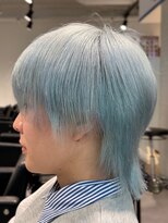 オーシャントーキョー 神戸(OCEAN TOKYO KOBE)&nbsp;ペールブルー水色ナチュラルマッシュウルフ