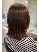 アコロン(acoron)&nbsp;くびれスタイル/切りっぱなし/ベージュカラー/髪質改善