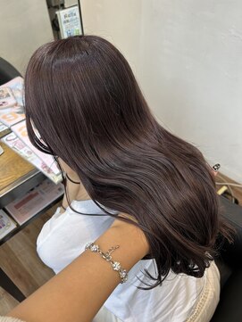 マリアバイアフロート(Maria by AFLOAT) 〈藤間〉ブリーチなしラベンダーブラウン/ツヤ感/大人かわいい