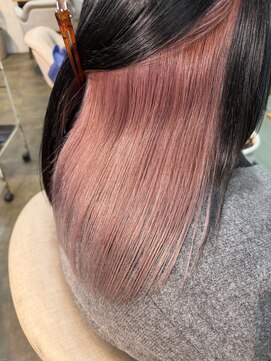 ヘアールーム(Hair Room) 柔らかピンクカラー