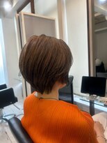 ハーツ 青山表参道店(Heart's) 白髪ぼかし脱白髪染め似合わせショートボブ40代50代60代
