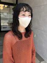 エルモ(ELMO.)&nbsp;レイヤーパーマ　前髪パーマ　暗髪