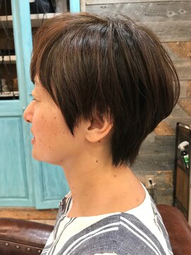 パース(PARS) ショートボブマニッシュ丸み再現性高い【PARS内山祐志】