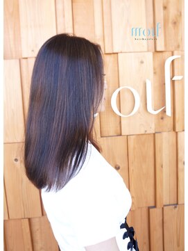 ムゥフ ヘアーアンドアイラッシュ(mouf hair&eyelash) 【ｍｏｕｆ】ナチュラルバレイヤージュ×ハイライト