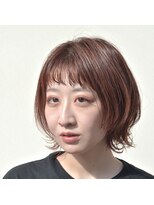 ドルセ(Dulce)&nbsp;【Dulce】ショートバング×外はね×ピンクカラー