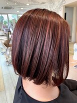 ヘアークラフト アニー 南郷18丁目店(HAIR CRAFT Annie)&nbsp;前下がりピンク