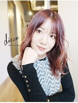 ディト(ditto)&nbsp;＊ブリーチなし透明感イルミナカラーローズピンクベージュピンク