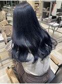 #髪質改善#ブリーチ#ブルーブラック