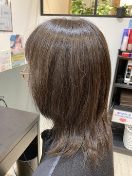 ビーズカラー イオンタウン米沢駅前店 透明感アップ♪N.アッシュブラウン6トーン/2