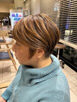 ヘアーサロン エムプラス ヨツバコ店(HAIR SALON M.PLUS) すっきりショートボブスタイル