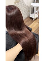 アーチフォーヘア 心斎橋店(a-rch for hair) 大人かわいいレッド系カラー