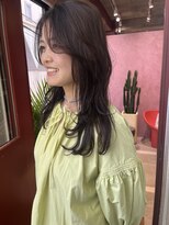 ローレンジウ(LOREN JU)&nbsp;透明感髪質改善ベージュダブルカラーミルクティーグレージュ