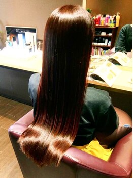 ヘアリゾート ガムラン(hair resort gamelan)の写真/頭皮に優しい、こだわりの薬剤使用♪月１回の定期的な髪のメンテナンスで、内側から髪や頭皮に変化を＊