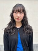 ロングパーマ