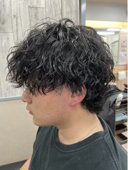 エスフィール 武蔵藤沢店(S.feel)の写真/［武蔵藤沢駅/徒歩５分］人気のメンズパーマ10,000円～当日予約◎初めてのパーマでもお任せ下さい！