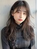 前髪ストレート＋デザインカット髪質改善N,TR【草加/草加駅/髪質改善】