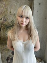 ソル ジングウマエ(SOL JINGUMAE) 《ホワイトベージュ×レイヤーカット》