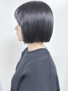 ラウンジ モリオ イケブクロ(Lounge MORIO Ikebukuro) *顎ラインボブ耳かけボブ前下がりボブミニボブ大人ボブ黒髪ボブ