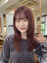 ガーデン 渋谷(GARDEN)&nbsp;ミディアム　レイヤー　顔周り　似合わせ　ベージュ