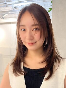 フォト 武蔵小杉(foto) 暗めカラー/レイヤーカット/マロンベージュ/くすみベージュ