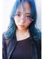 キジ(KIJI)&nbsp;フェイスレイヤー/サファイアブルー/ハイトーン/ダブルカラー