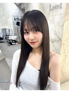 ロンドアヴァントゥス 池袋(Lond aventus) 韓国レイヤー/韓国風/ボブ/髪質改善/黒髪/ブリーチなし〔池袋〕