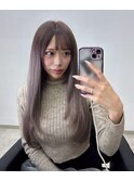 【Lapis新宿】ミルクティーグレージュレイヤーカット