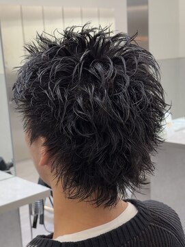 ビカムメンズヘアー 栄店(become men's hair) スパイキーウルフピンパーマ