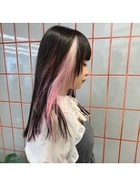 ペレ 原宿(PELE)&nbsp;ダブルカラー/ケアブリーチ/羽エクステ/原宿