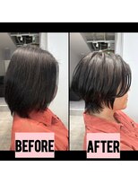 アルトル 池袋2nd(altru)&nbsp;暗めの白髪ぼかし×くびれショート