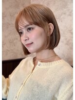 ロンド 銀座(Lond)&nbsp;☆春日☆ニュアンスウルフワンホンレイヤーダークブルーボブ114