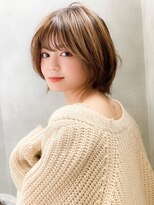 アグ ヘアー イロア 都島店(Agu hair iroa) 《Agu hair》伸ばしかけにも◎大人フェミニンショート