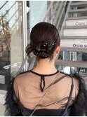 お呼ばれカチモリヘアセット◯